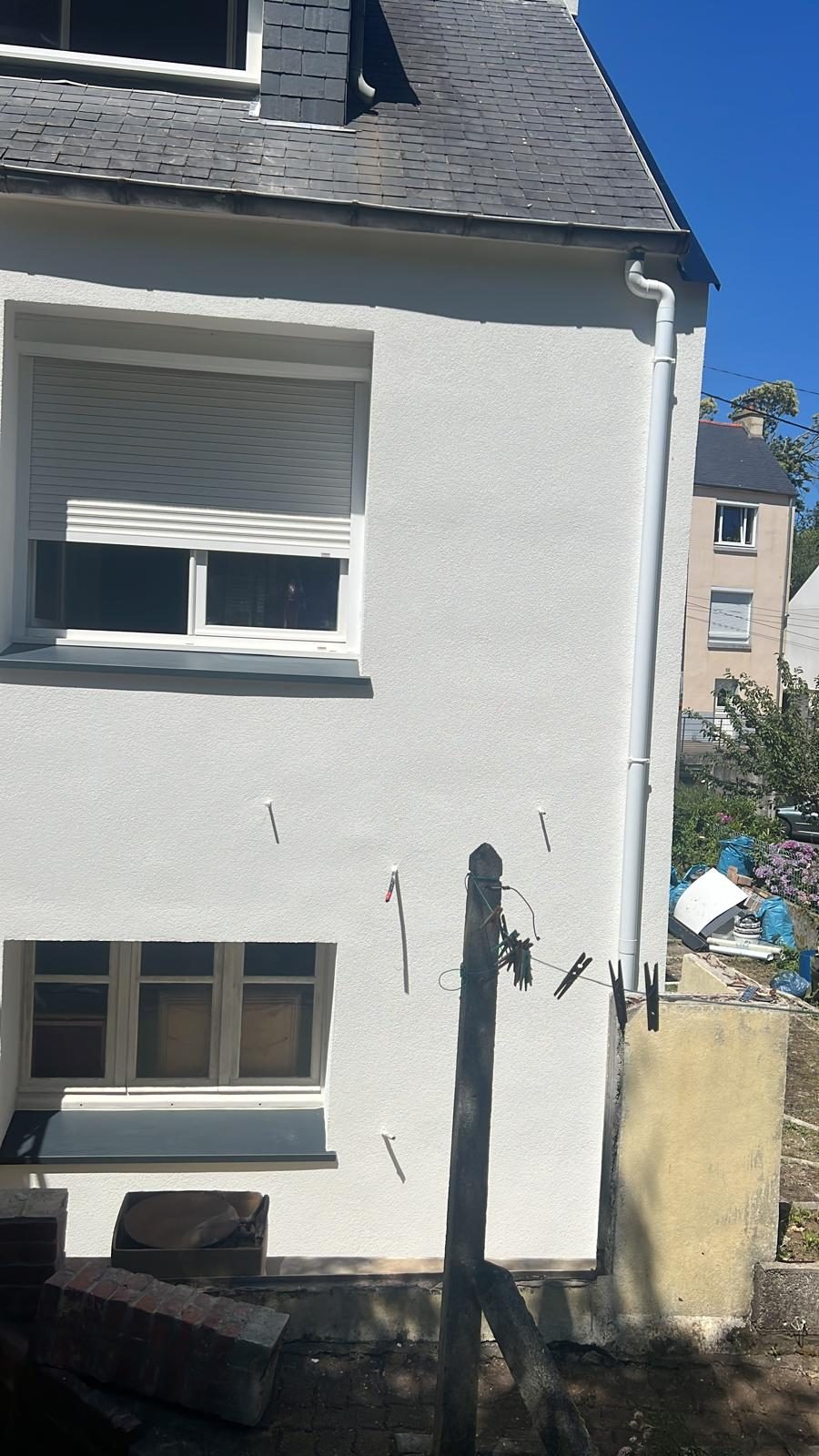 Façade arrière rénovée